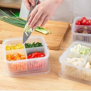 Fridge Organizer Fruit Containers for Fridge Fresh-Keeping Box